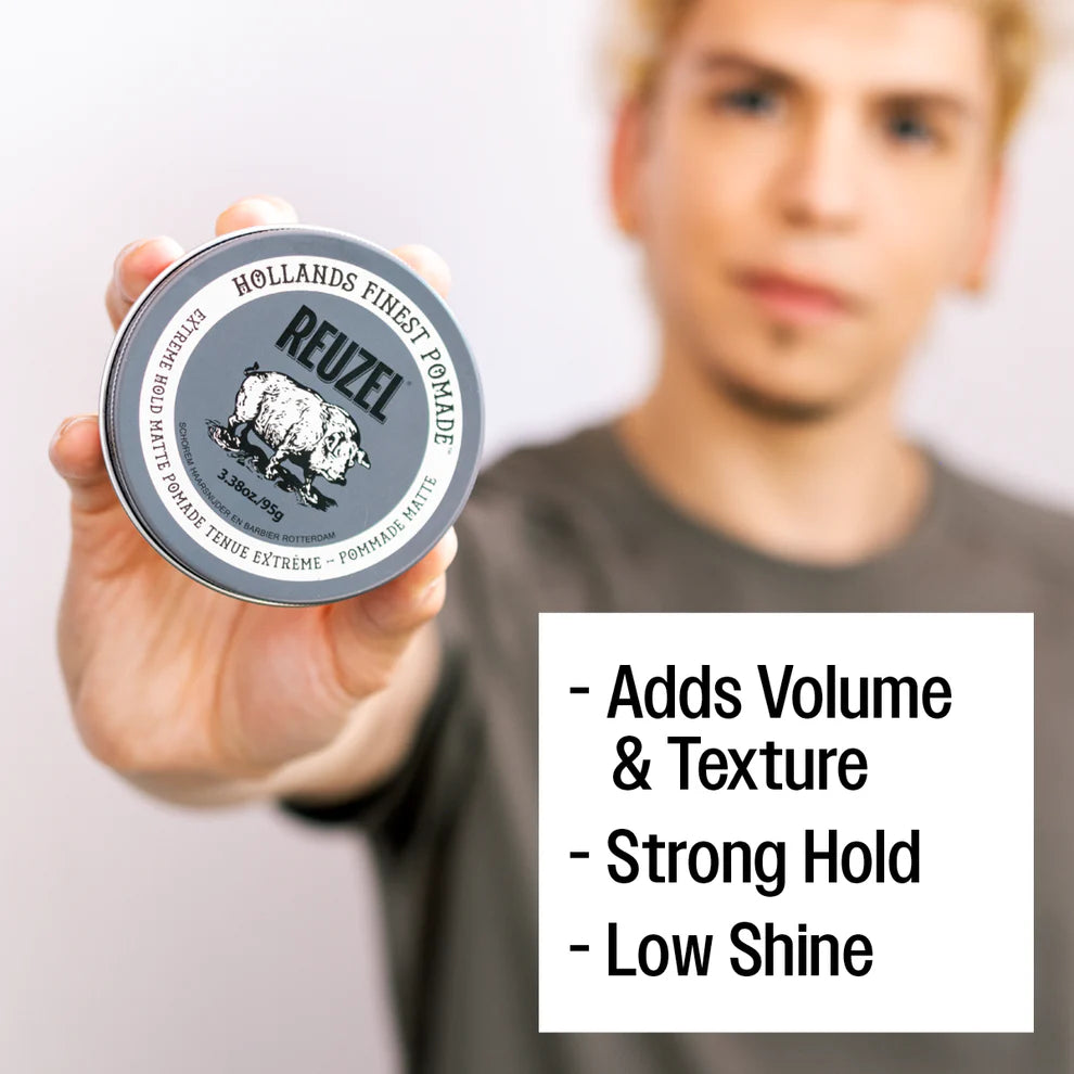 REUZEL® Extreme Hold Matte Pomade - 4oz / 113g